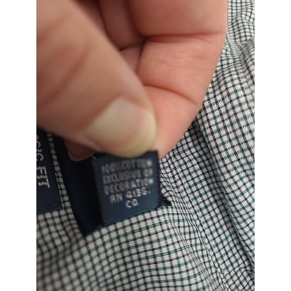 Ralph Lauren Classic Fit Button Down Shirt Men's Size 34/35 16.5 Checkered - Picture 5 of 8